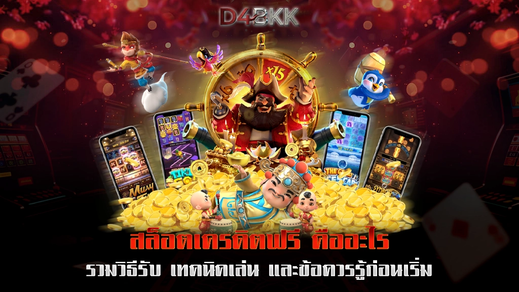 สล็อตเครดิตฟรี คืออะไร รวมวิธีรับ เทคนิคเล่น และข้อควรรู้ก่อนเริ่ม